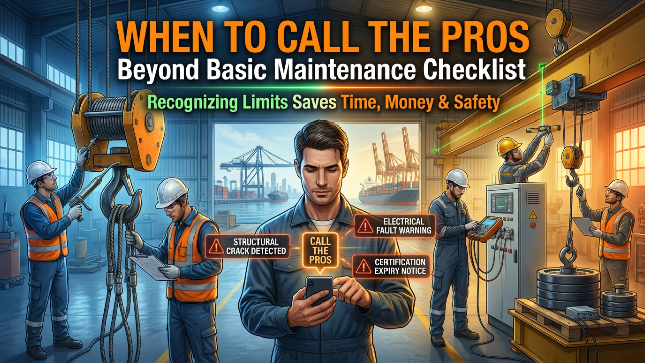 Overhead Crane Maintenance in Jeddah